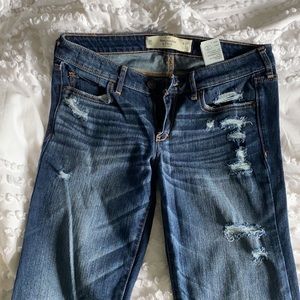 Abercrombie and Fitch distressed jeans